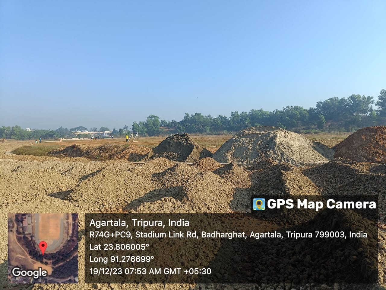 Construction of Synthetic Athletic Track at DDSSC, Badharghat, Agartala