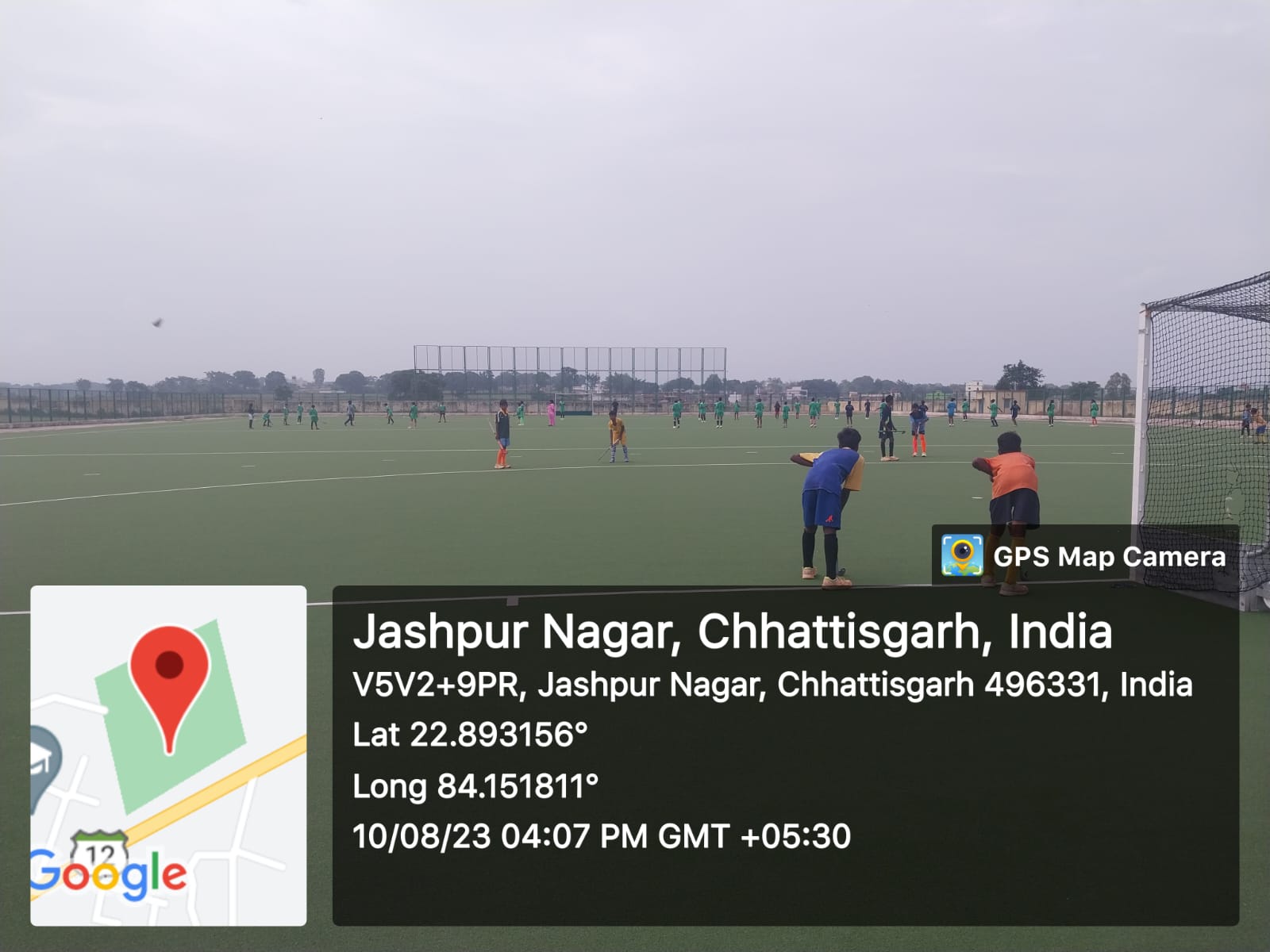 Laying of Synthetic Hockey Turf at District Jashpur