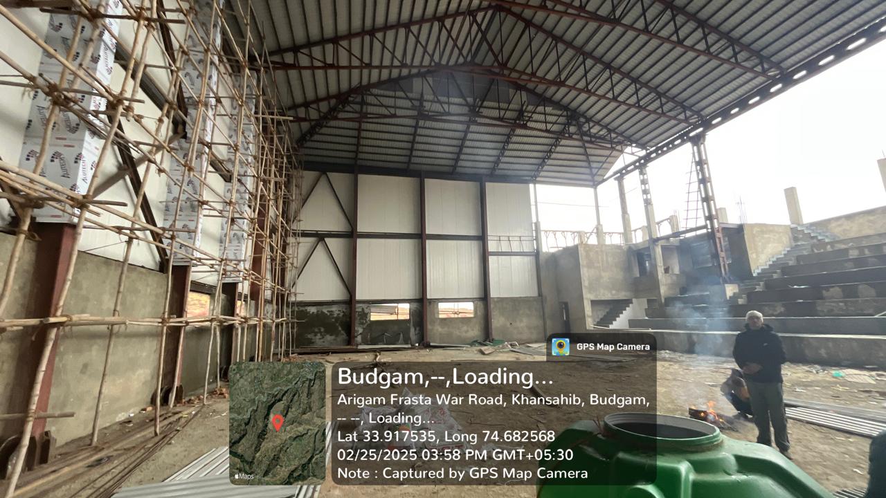 Construction of Multi-Purpose Hall at Shalnar, Argam, District Budgam