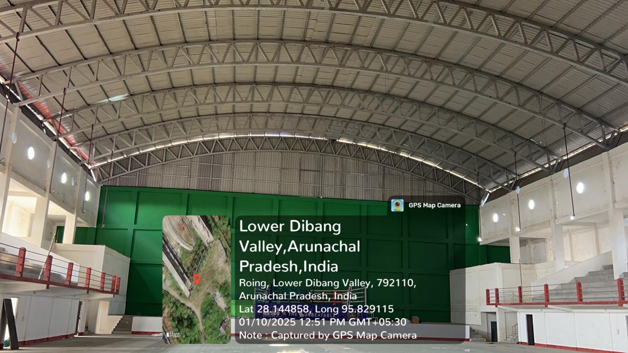 Multi-Purpose Hall at Roing, District Lower Dibang Valley