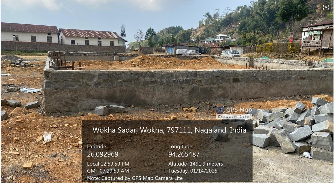 Construction of Pre-Fabricated Indoor Sports Hall at Wokha, Nagaland